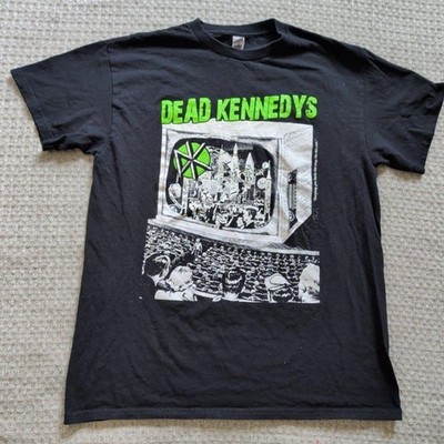 Dead Kennedys Shirt Mens Medium Black TV Graphic Punk Band Tee Gildan Music