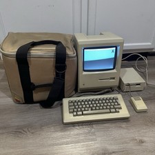 Macintosh Plus 1mb Excellent Condition Complete With Accessories Bag M0001AP