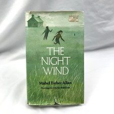 The Night Wind Hardcover Illustrated Book Mabel Esther Allan 1974 First Edition