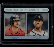 2024 Topps Heritage Baseball Tucker Olson #308 Black Refractor /75