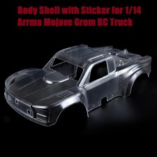 Racing Pre-Cut Pickup Body Shell Kit with Sticker for 1/14 Arrma Mojave Grom RC