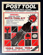 1986 Post Tool Catalog / Vintage Dremel Makita Skil Arrow Stanley Milwaukee Rare