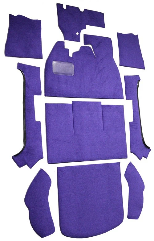 Alfombra Volkswagen Beetle 1974-1979 - Cutpile | 2 puertas, convertible, delantera inclinada Foto 2 de 4