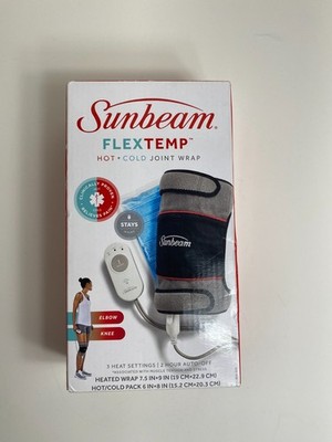 Sunbeam Flextemp Joint Wrap for Pain Relief Elbow Knee Hot & Cold Electric