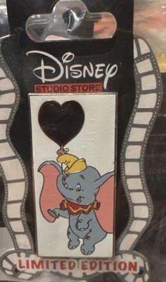Disney Studio Store Dumbo Heart Balloon Limited Edition Single Pin