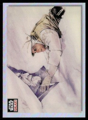 KENOBI'S VISAGE 2023 Topps Chrome Star Wars Galaxy Refractor #31