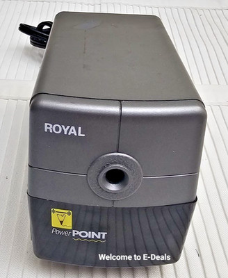 Royal Power Point Electric Pencil Sharpener With Auto Stop Tested Works P3
