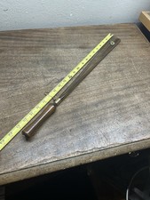 Vintage Made In Italy Lucite w/ wooden handle Shoe Horn  21-1/2" Long