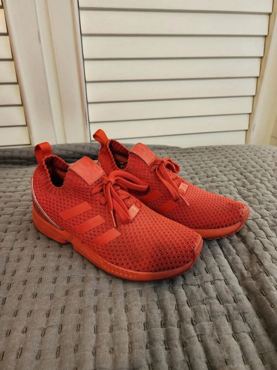 adidas ZX Flux Primeknit Red for Sale | Authenticity Guaranteed | eBay