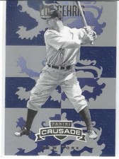 Lou Gehrig 2025 Panini Crusade Base Silver Parallel SP #51 New York Yankees