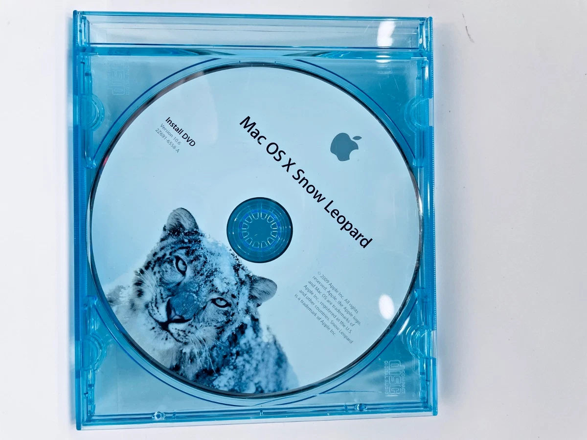Apple Mac OS X 10.6, Snow Leopard DVD Operating System Software