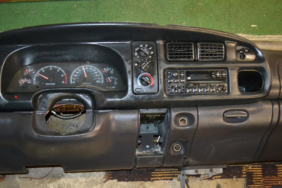 1998-2001 DODGE RAM 1500 2500 РАМА ПРИБОРНОЙ ПАНЕЛИ ОСНОВНОЕ КРЕПЛЕНИЕ ДЕКИ В СБОРЕ АГАТ СЕРЫЙ OEM - Изображение 3 из 4