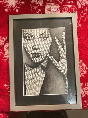 MANRAY MAN RAY , KUNSTDRUCK VINTAGE 60er Jahre. HOCHWERTIG, gerahmt selten