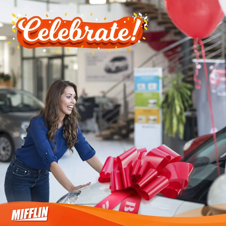 - США Happy день рождения бант - матовый красный, 30 дюймов - бабочка формы гигантский подарок бант fo - Изображение 3 из 4