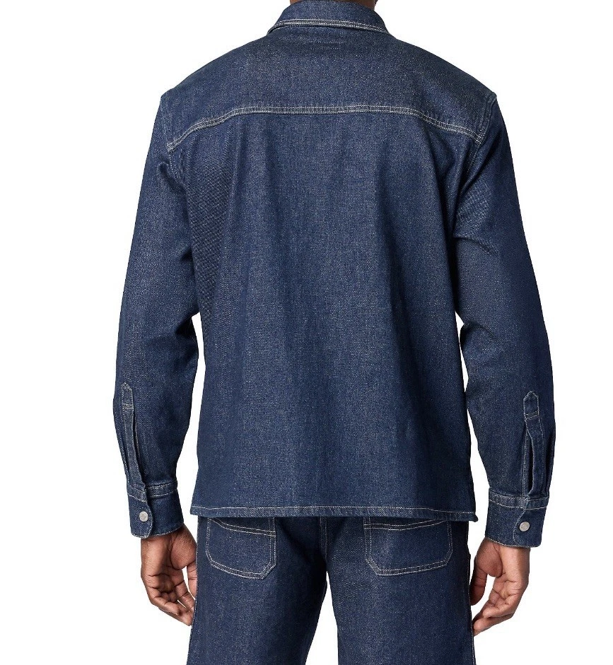 Levi Strauss Men's Utility Shirt Jacket L Blue Denim - Image 2 of 4