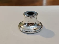 Silver Metal Trophy Topper Riser Round 1"