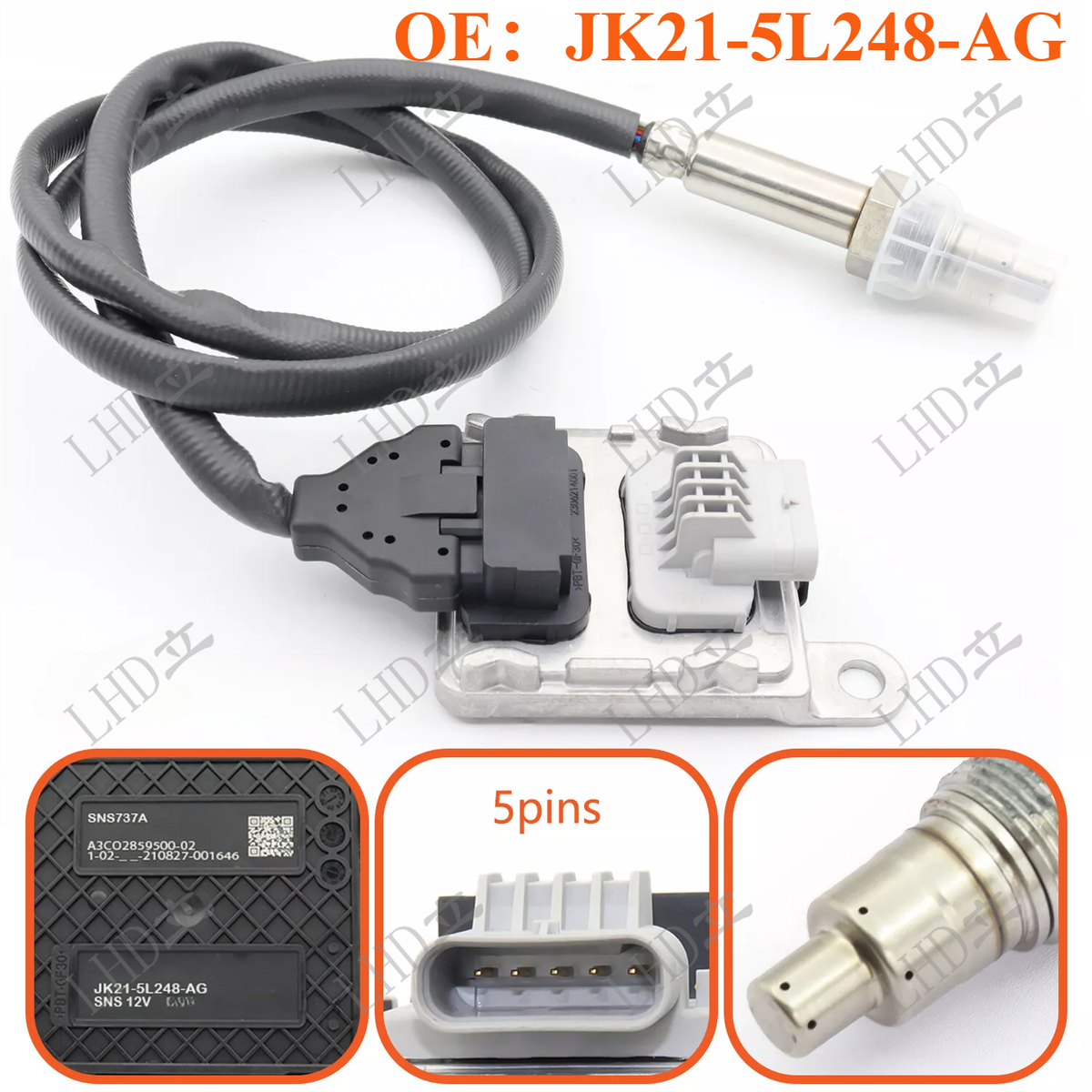 NOX Sensor JK215L248AG 2382101 JK21-5L248-AG For Ford Transit