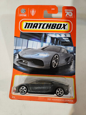 Matchbox  2021 Koenigsegg Gemera #45/100Grey R45A 2023