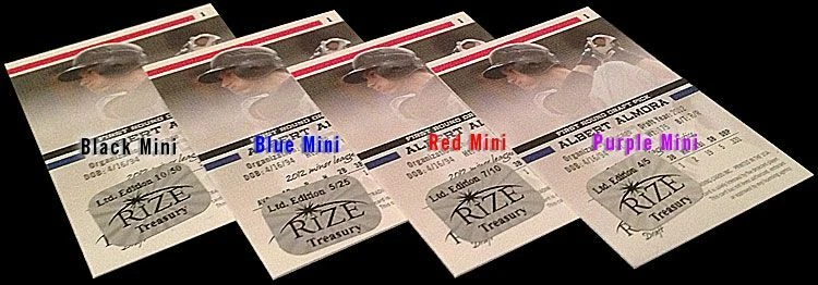 TYLER AUSTIN 2012 Rize Rookie MINI BLUE Paragon STRENGTH & HONOR RC #/25 - Image 2 of 2