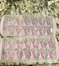 Silicone bunny mold Set Of 2 Makes 12 Each Tray Used Once EUC Free US Shipping
