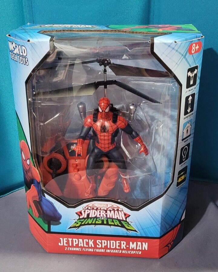 Marvel Ultimate Spider Man VS SINISTER 6 Flying Figure Jetpack