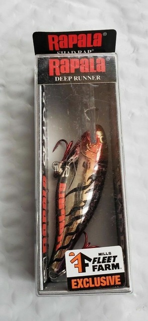 Leurre Vintage Rapala SR-7 P Shad Rap – Balsa – Boîte D'origine