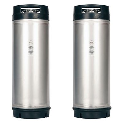 #ad 2 Pack NEW 5 Gallon Ball Lock Kegs for Homebrew Beer Soda Coffee Nitro Brew $168.95