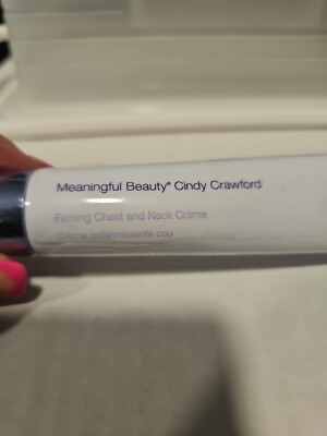 Cindy Crawford Meaningful Beauty FIRMING CHEST & NECK CREAM 1.7 oz. New Sealed