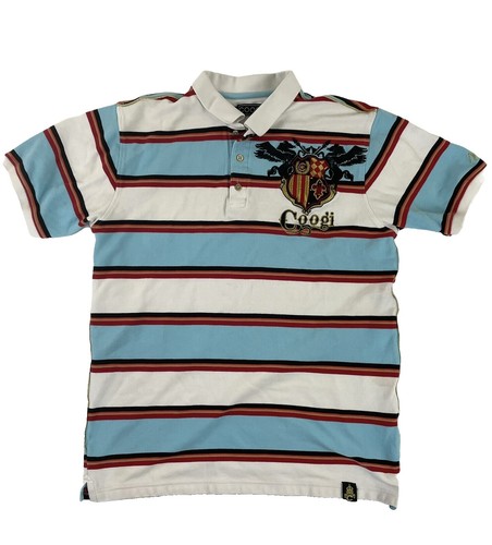 トップス 90s vintage coogi boarder polo shirt y2k Vintage coogi polo y2k - Gem