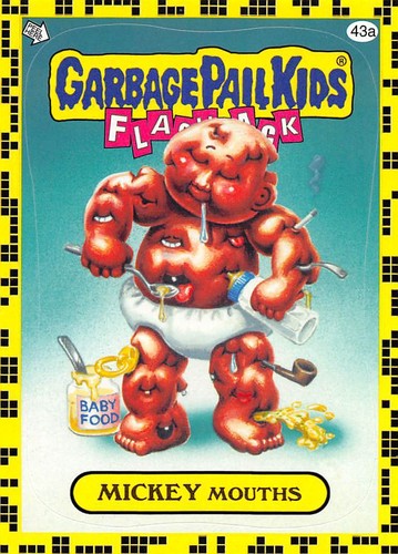 GARBAGE PAIL KIDS 2011 FLASHBACK SERIES 2 PICK-A-CARD YELLOW BASE STICKERS TOPPS - Picture 170 of 321