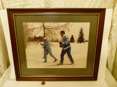 Sheikh AHMED ZAKI YAMANI Saudi Arabia Skiing Autograph Real Photograph