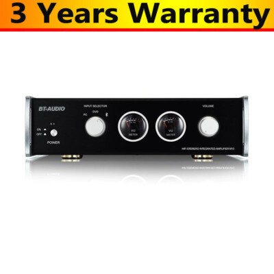 M10 220V HiFi 2.0 Enthusiasts Power Amplifier 125Wx2 with BHD Double VU Meter