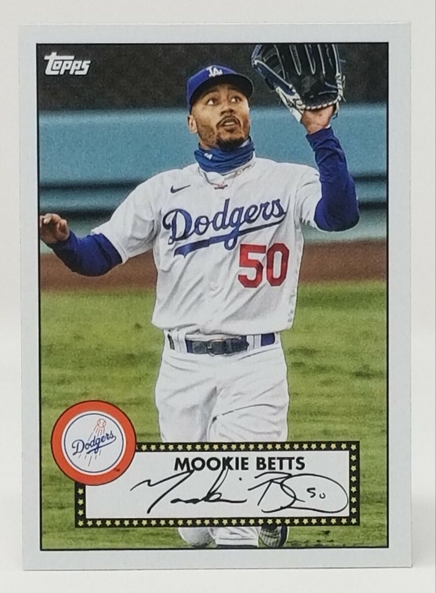 2021 Topps #T52-6 MOOKIE BETTS Los Angeles Dodgers RARE 1952 2021 Topps #T52-6 MOOKIE BETTS Los Angeles Dodgers RARE 1952