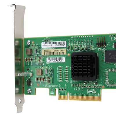 サジー LSI SAS3081E-R 3Gb/s 8 Port SATA/SAS 1068E Host Adapter Controller