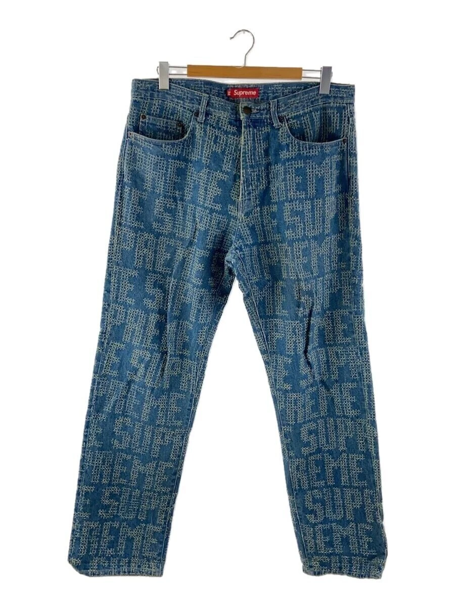 Pantalon droit suprême indigo 34 occasion