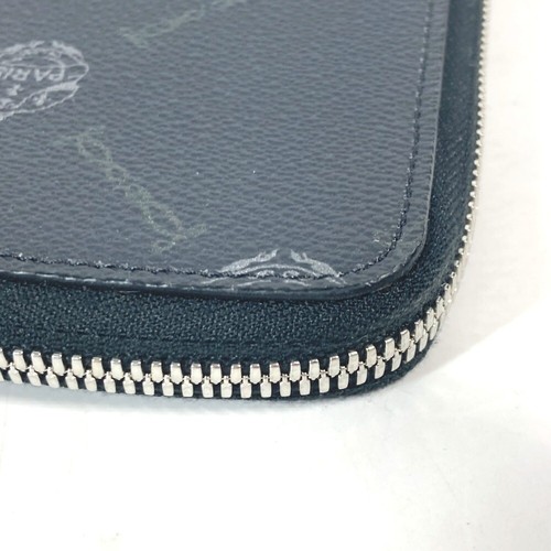 Berluti L-shaped fastener Nino Logo pouch bag Clutch bag PVC/Leather gray/Green - Picture 8 of 13