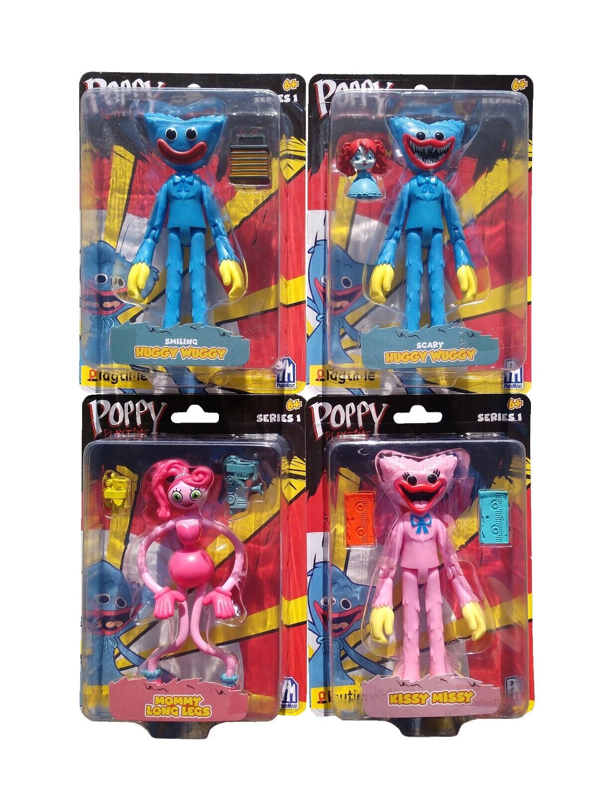 Poppy Playtime - Scary Huggy Wuggy - 5 inch Action Figure (Series 1) by  PhatMojo 