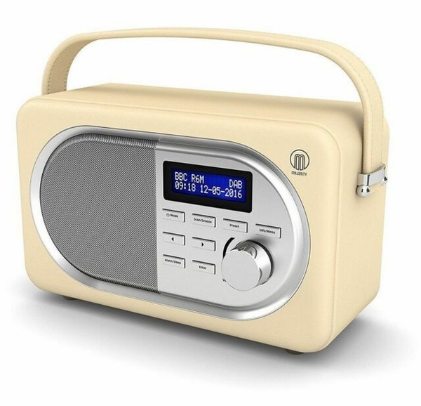 Majority Shelford II Portable Retro Digital Radio with DAB+ & FM Cream for sale online eBay