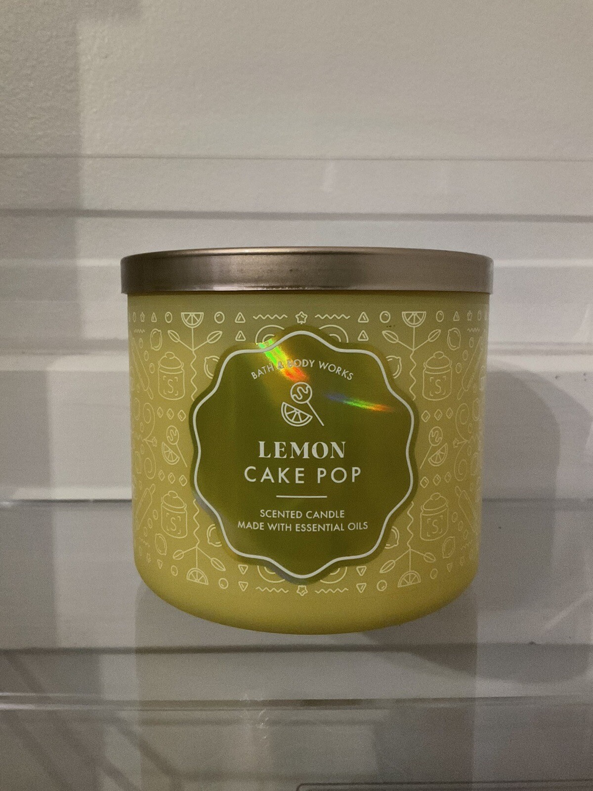 NEW Bath & Body Works - Lemon Cake Pop - 3-Wick Candle 14.5 oz | eBay