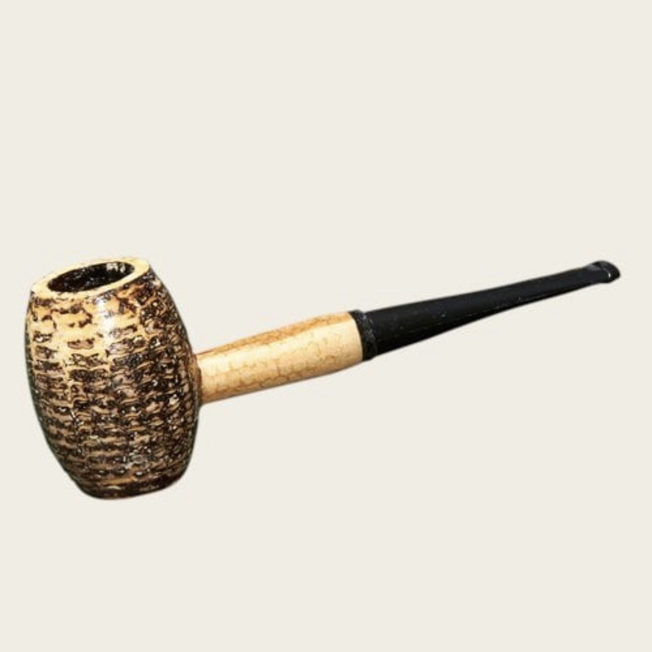 Missouri Meerschaum Country Gentleman Straight Stem Smoking Corncob Pipe - 5616