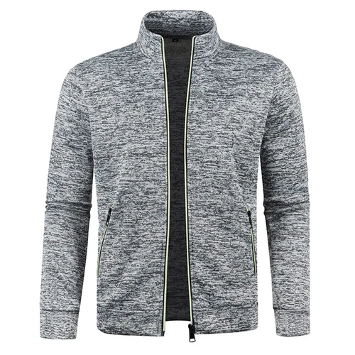 Para Hombres Tejido Cremallera Suéter Cárdigan Jersey Prendas para el torso Sudadera Chaqueta Abrigo Prendas de abrigo Reino Unido - Imagen 14 de 30