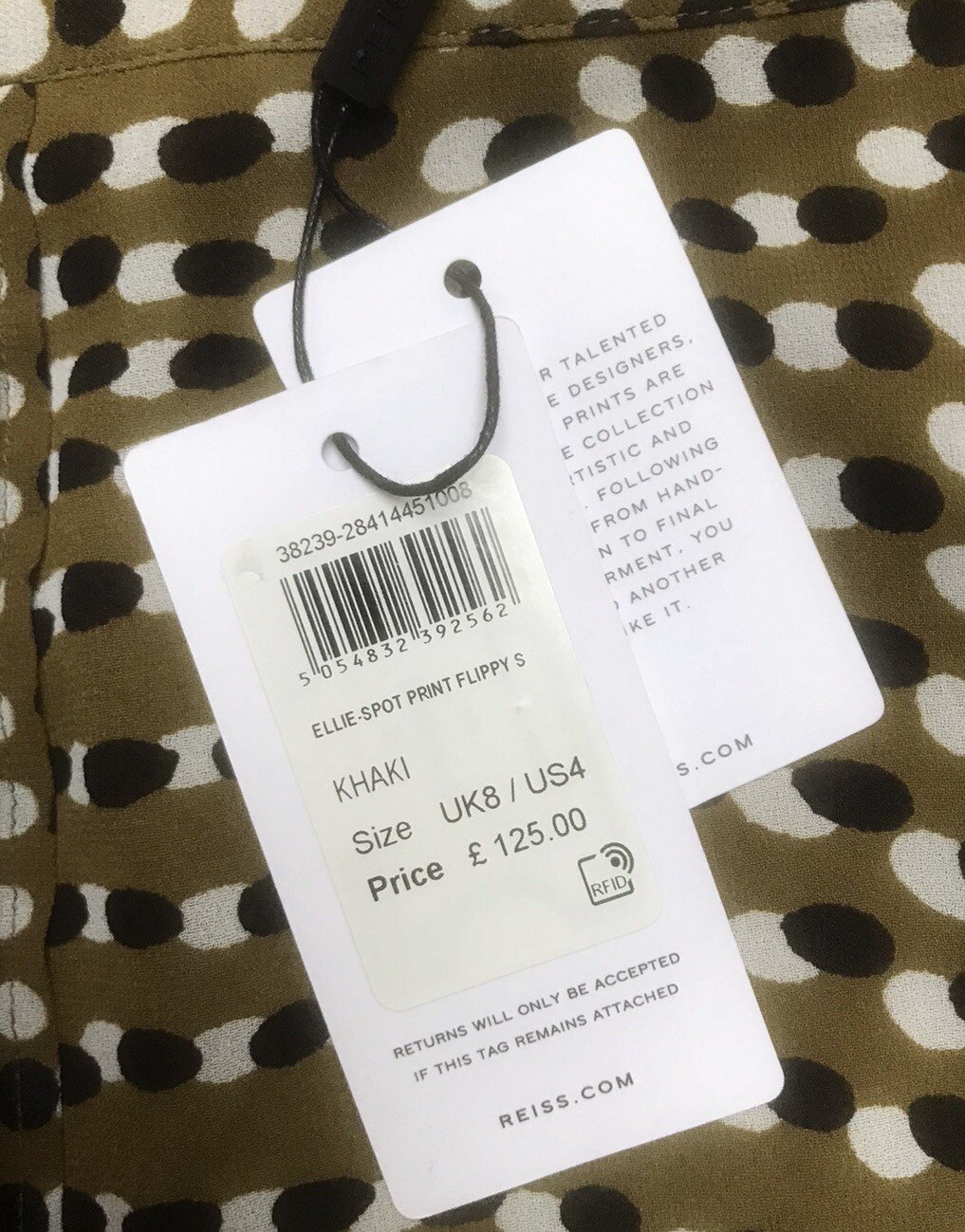 REISS shirt blouse size 8 Uk BNWT  RRP £240 image 5