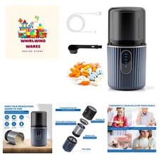 Cordless Electric Pill Crusher Grinder Pulverizer - Grind and Pulverize Multi...