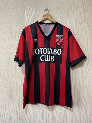 NEUCHATEL XAMAX 1990 1991 HOME FOOTBALL SHIRT SOCCER JERSEY ADIDAS