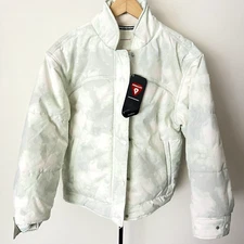 Free People FP Movement Bunny Slope Puffer Ski Jacket Womens S Mist Green ($328)