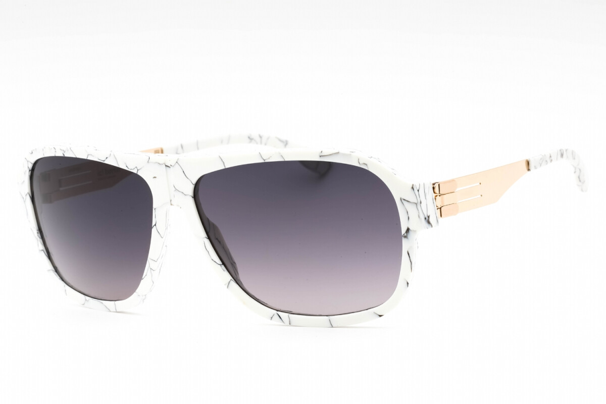 NWT IC Berlin Power Law-A0557831032788311mi White Marble Rectangle Sunglasses width=1920,quality=75,format=  main image 3