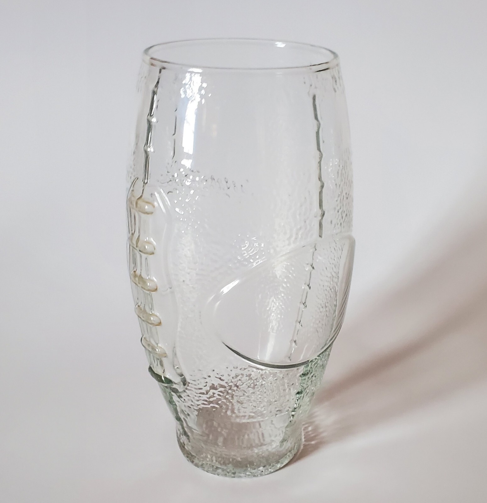 Football Shaped Drinking Glass Clear Glass 24 oz NFL eBay
