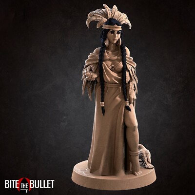 Agnes - Tribal Bite the Bullet Pinup 32mm Fantasy D&D Miniatur Dungeons Dragons