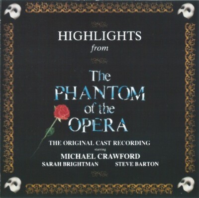 Highlights From The Phantom Of The Opera (Original Cast Recording) (SEALED CD)