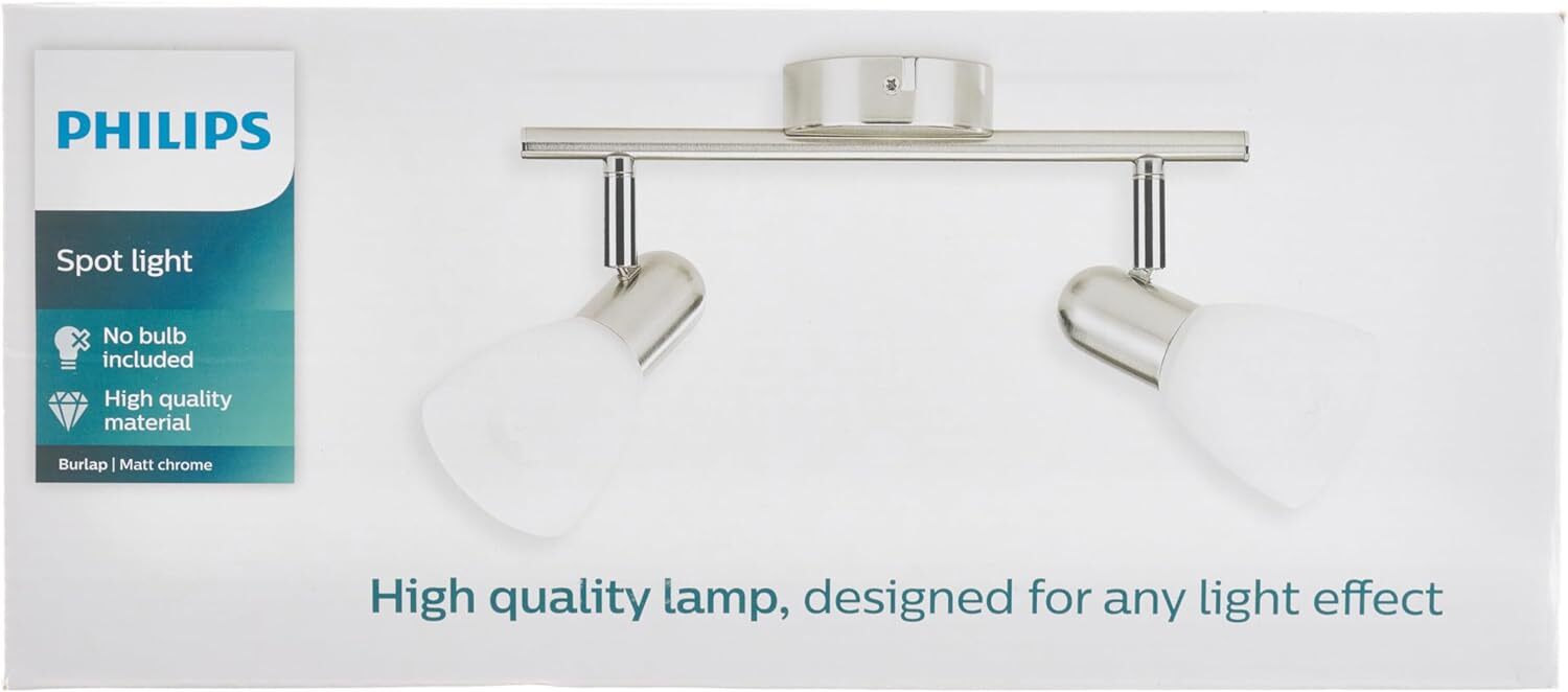 Thumbnail - Philips Essentials Jute Spot Bar Tube Light Nickel Silber 2